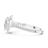 Gold Ring DDLR-432, White Gold, view 3