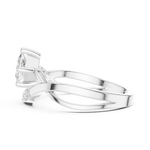 Gold Ring DDLR-487, White Gold, view 3
