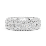 Gold Ring DDLR-367, White Gold, view 3