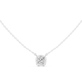 Gold Jewelry, Cushion center stone, White Gold, view 4