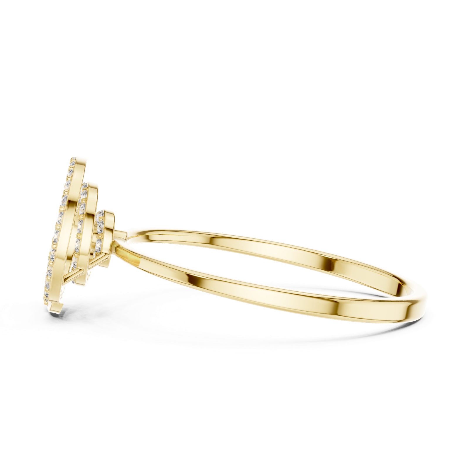 Gold Ring 1 (256), Yellow Gold, view 3