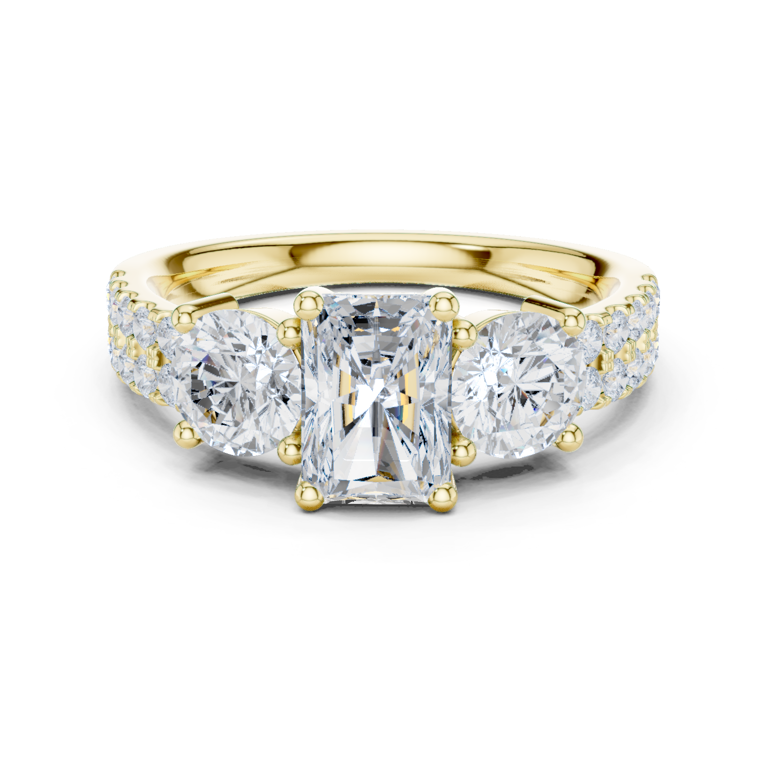 Gold Ring DDLR-717, Yellow Gold