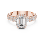 Gold Ring DDLR-1072, Rose Gold, view 4