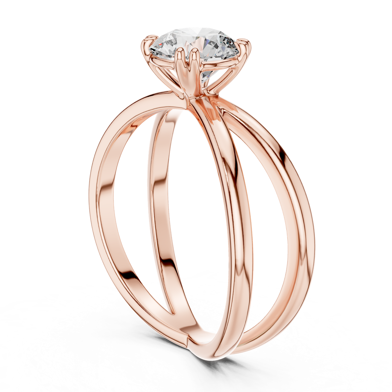 Gold Ring LR-0021, Rose Gold