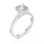 Gold Ring DDLR-854, White Gold, view 2