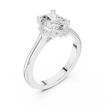 Gold Ring DDLR-336, White Gold, view 2