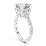 Gold Ring DDLR-1023, White Gold, view 1