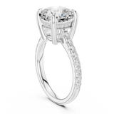 Gold Ring DDLR-1023, White Gold, view 1
