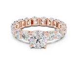 Gold Ring DDLR-656, Rose Gold, view 4