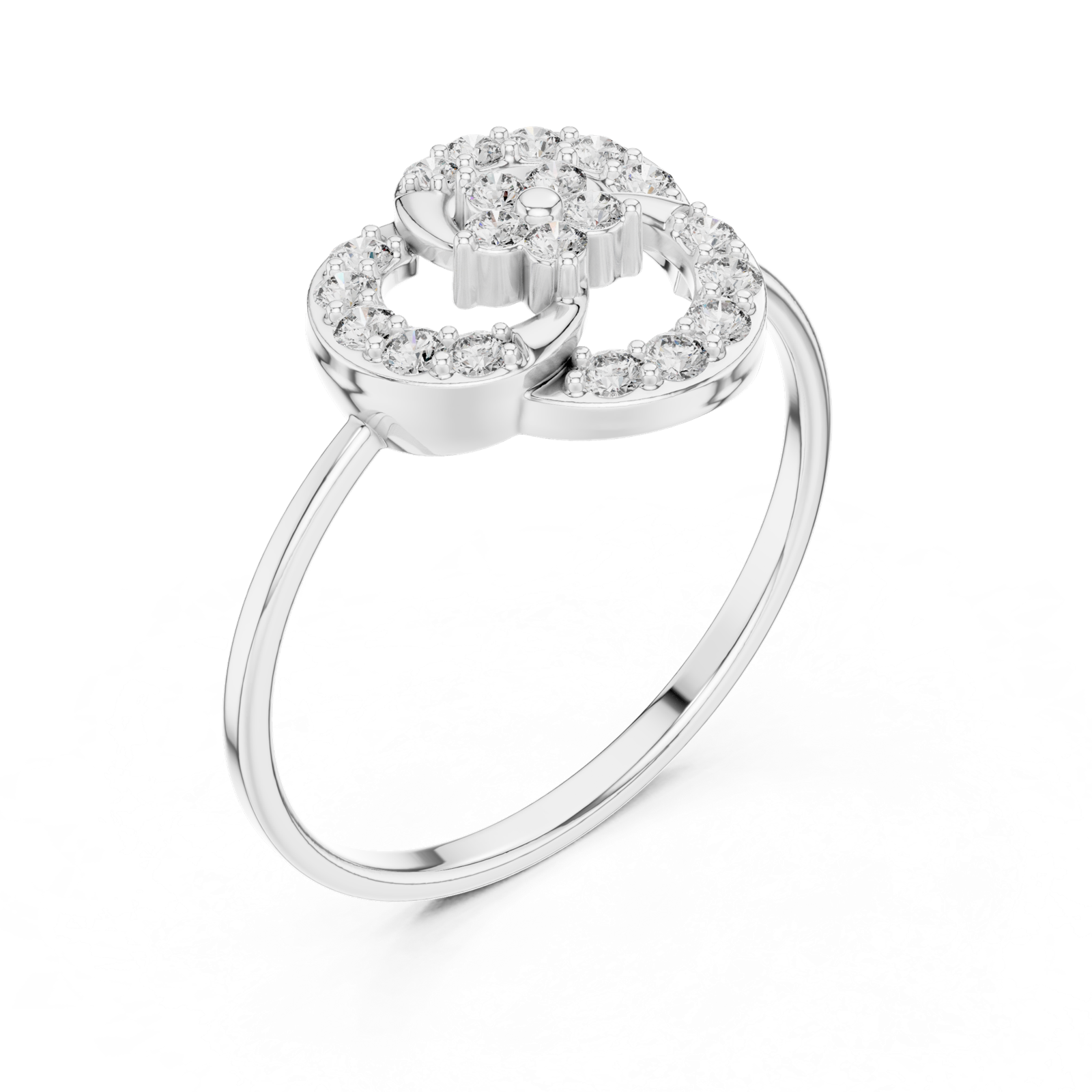 Gold Ring 1 (179), White Gold, view 2