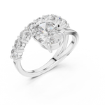 Gold Pendant 9-10015L_27, White Gold, view 2