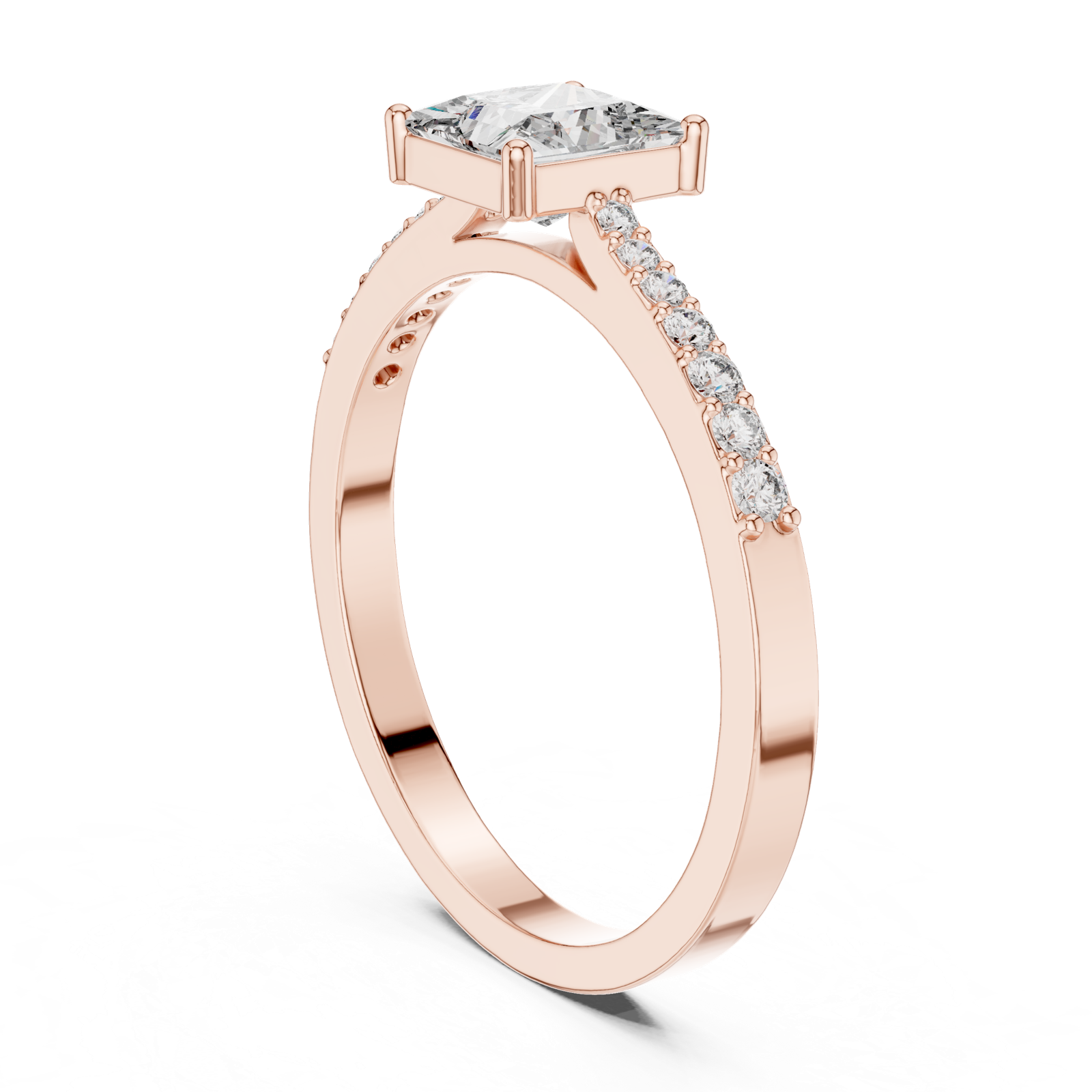 Gold Ring ALR-166, Rose Gold
