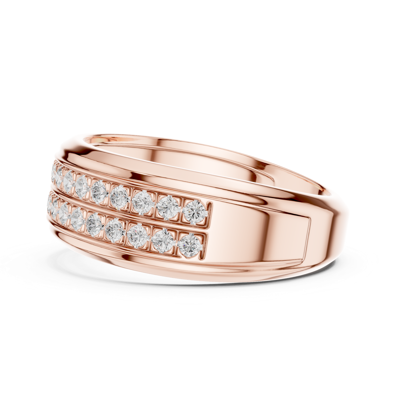 Gold Ring SBMR(8), Rose Gold, view 3
