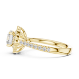 Gold Ring DDLR-665, Yellow Gold, view 3