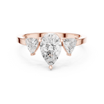 Gold Ring DDLR-1093, Rose Gold, view 4