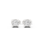 Gold Earrings GER-0354, White Gold
