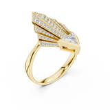 Gold Ring 00001L (42), Yellow Gold, view 2