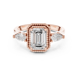 Gold Ring DDLR-274, Rose Gold, view 4