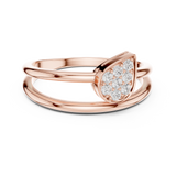 Gold Ring SBWR(63), Rose Gold, view 4