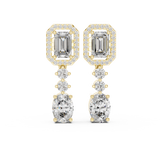 Gold Earrings L03-183, Yellow Gold
