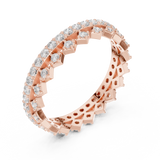 Gold Ring R41, Rose Gold, view 2