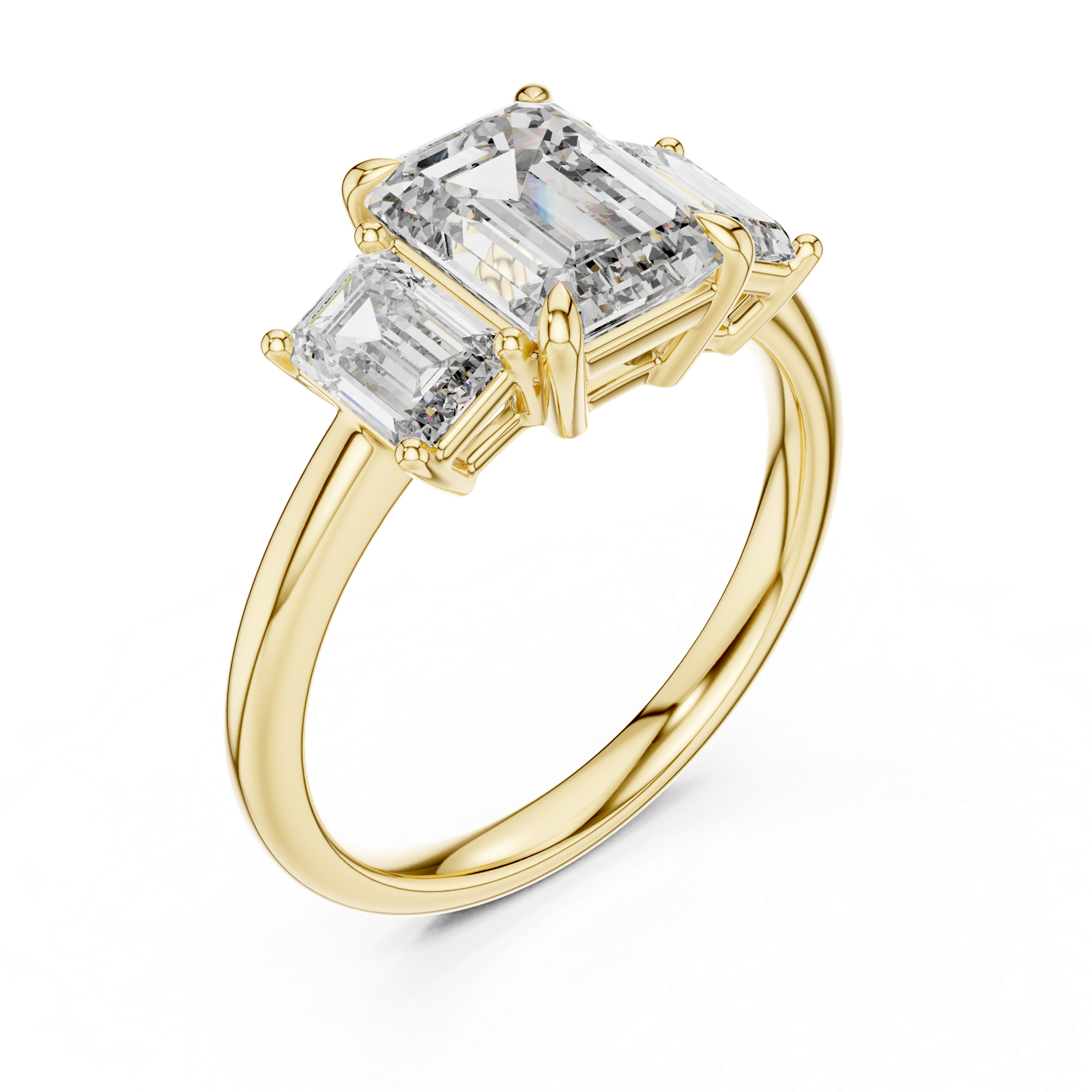 Gold Ring DDLR-045, Yellow Gold, view 2