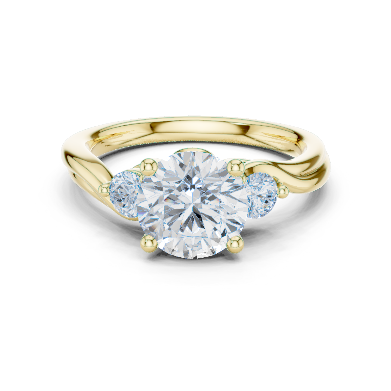 Gold Ring DDLR-272, Yellow Gold