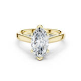 Gold Jewelry, Marquise center stone, Yellow Gold