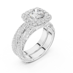Gold Ring DDLR-293, White Gold, view 2