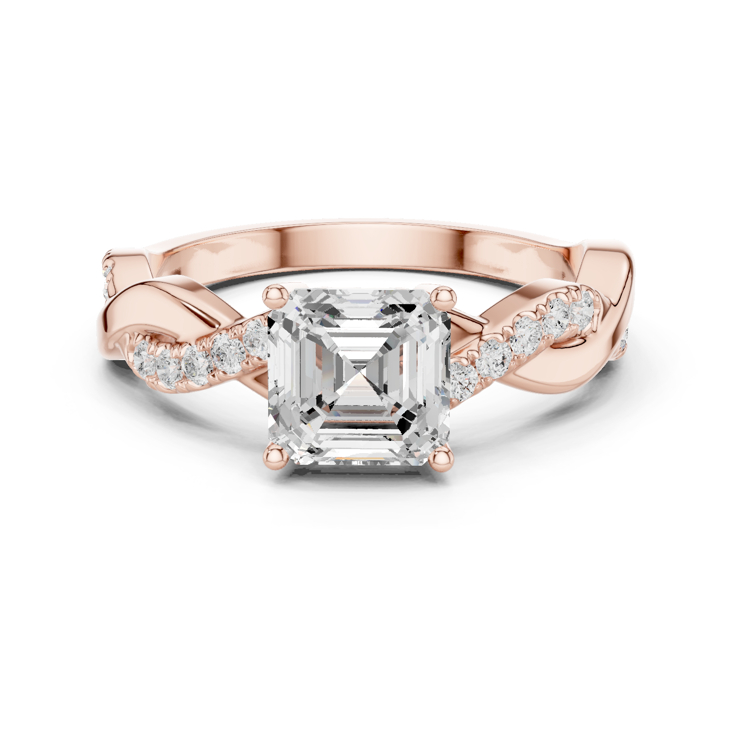 Gold Ring DDLR-1112, Rose Gold