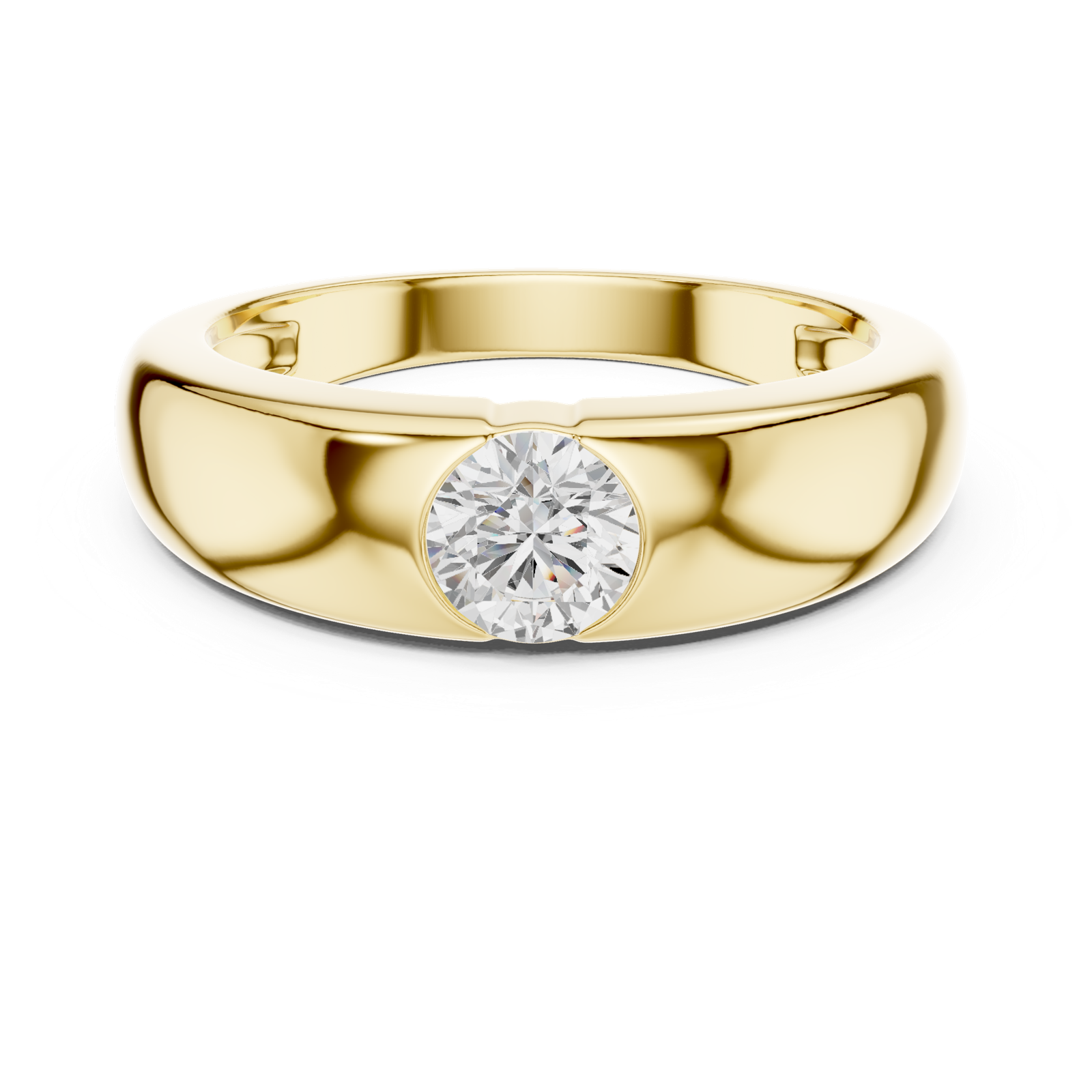 Gold Ring SBMR(15), Yellow Gold, view 4