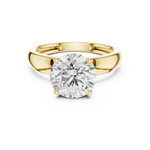 Gold Ring DDLR-710, Yellow Gold, view 4