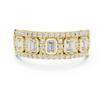 Gold Ring DDLR-450, Yellow Gold, view 4