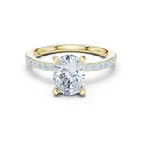Gold Ring DDLR-888, Yellow Gold