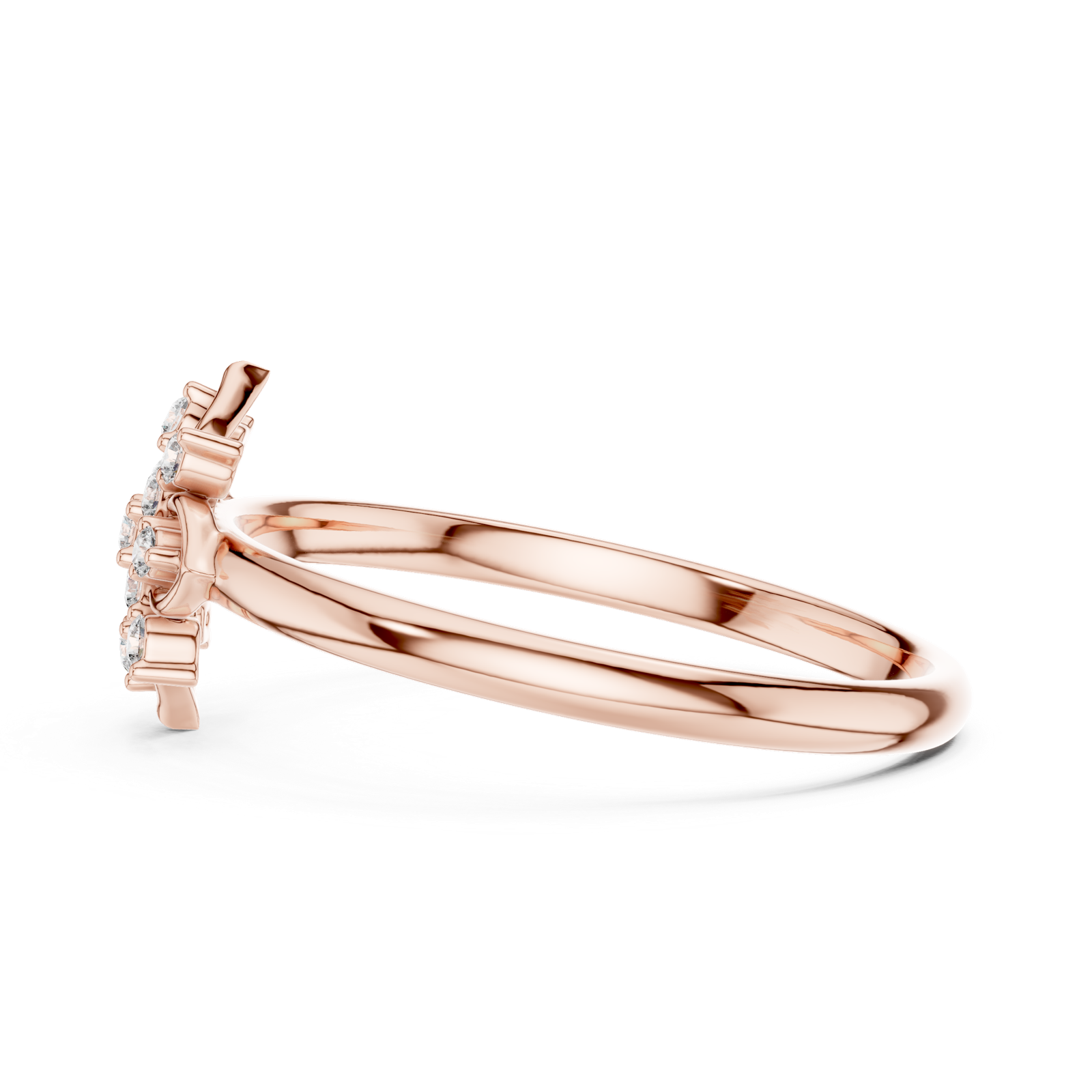 Gold Ring 1 (431), Rose Gold, view 3