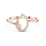 Gold Ring DDLR-469, Rose Gold, view 4