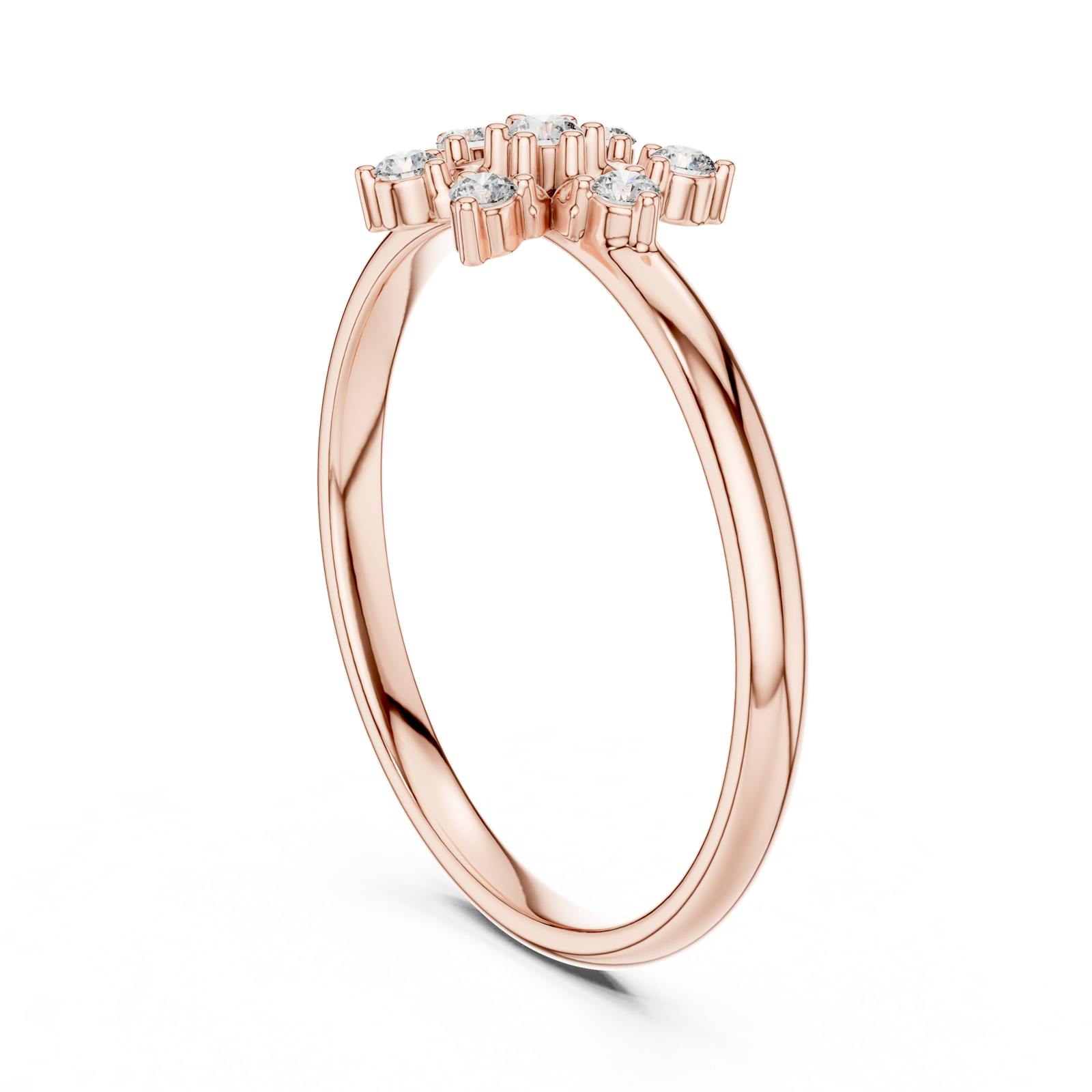 Gold Ring 1 (381), Rose Gold, view 1