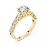 Gold Ring LR-0113, Yellow Gold, view 2