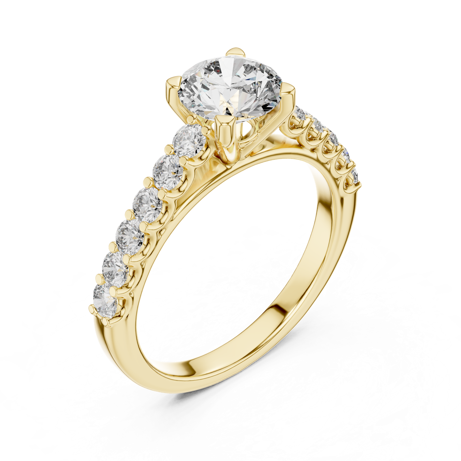 Gold Ring LR-0113, Yellow Gold, view 2