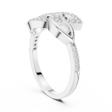 Gold Ring LR-01 (64), White Gold