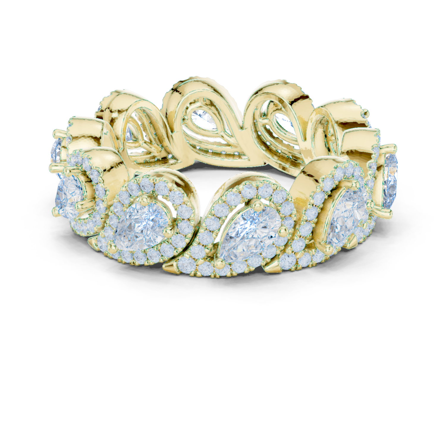 Gold Ring DDLR-306, Yellow Gold