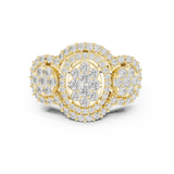 Gold Ring DDLR-453, Yellow Gold, view 4