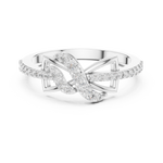 Gold Ring LR-01 (82), White Gold, view 4