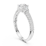 Gold Ring LR-0329, White Gold