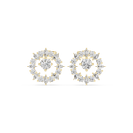Gold Earrings AGDER-351, Yellow Gold