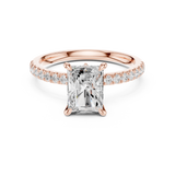 Gold Ring DDLR-1015, Rose Gold, view 4