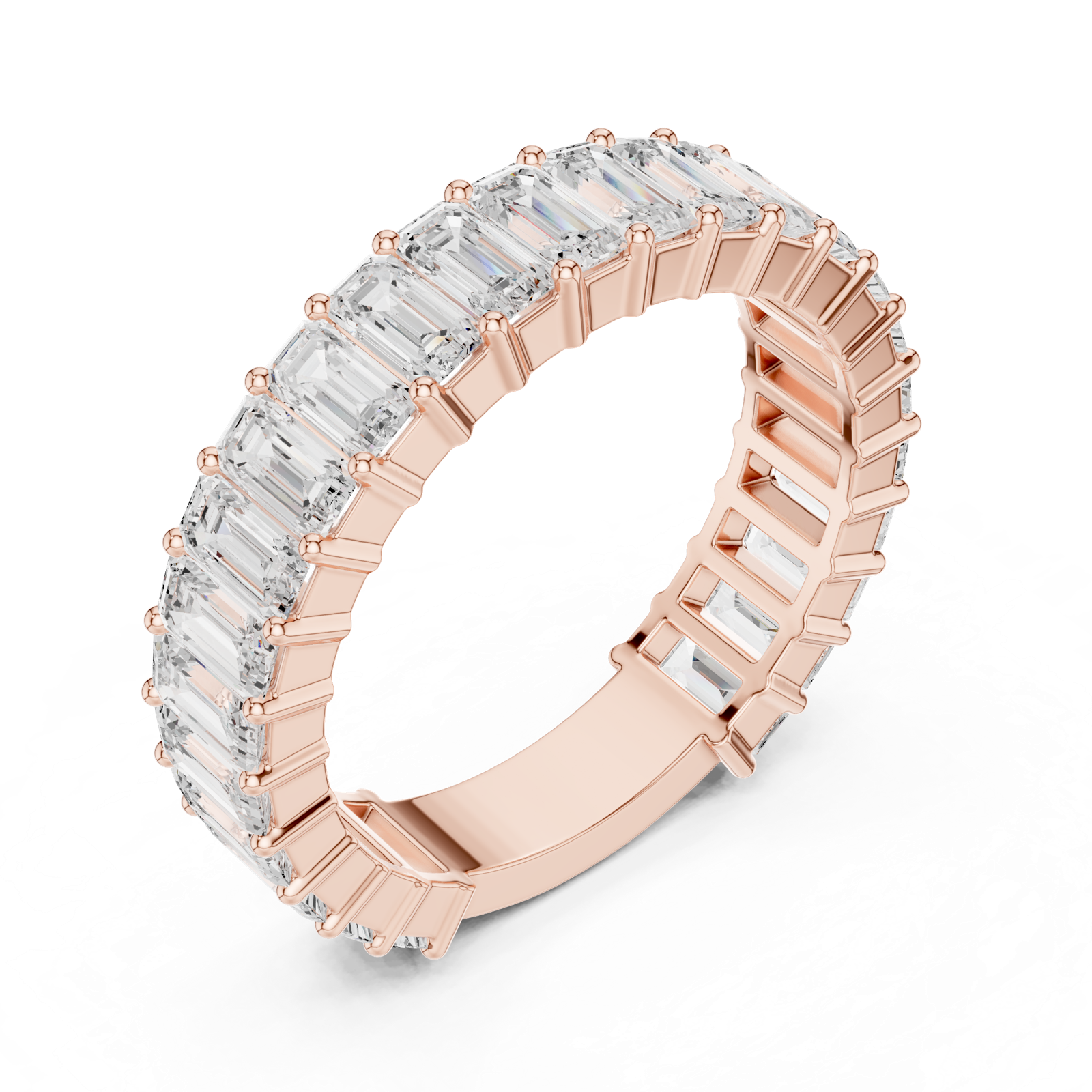 Gold Ring DDLR-723, Rose Gold, view 2