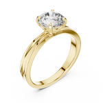 Gold Ring LR-0004, Yellow Gold, view 2