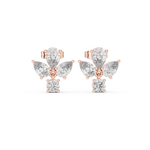 Gold Earrings AGDER-218, Rose Gold