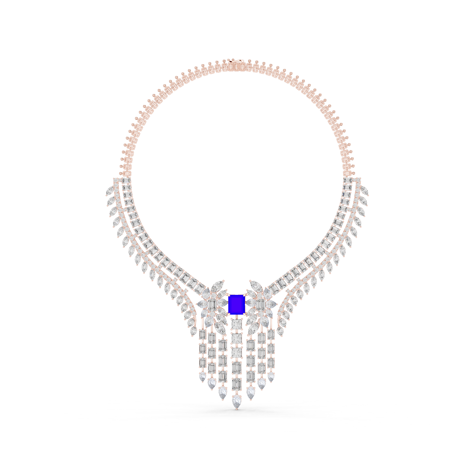 Gold Necklace GNK-0053, Rose Gold